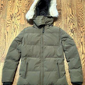 Canada Goose Down Chelsea Parka Womens XS Jacket Green AUTHENTIC EUC